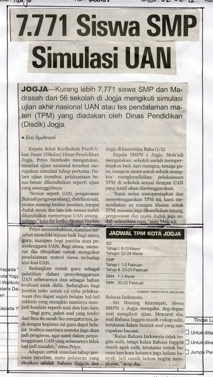 Kliping jogja terbaru